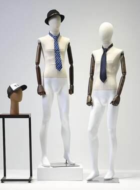 新款直销高档男装模特道具全身男装展示架橱窗人体服装店人台假人