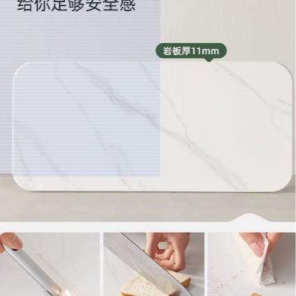 实木岩板茶几小户型双层茶桌现代简约客厅家用茶台家具