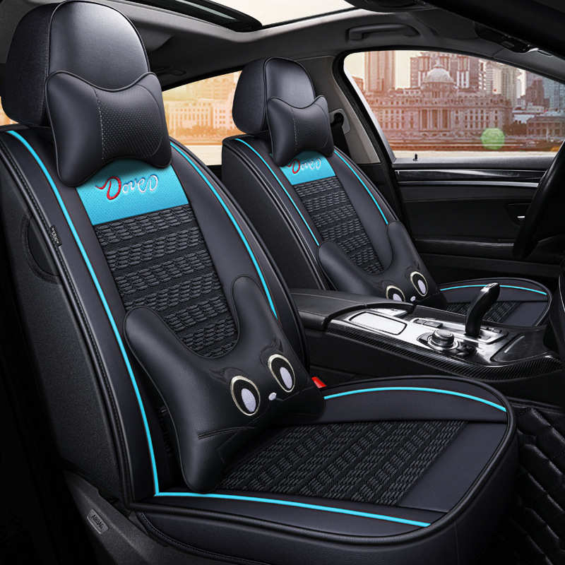 新款皮加冰丝四季通用汽车座套坐垫全包款式厂家直销供应