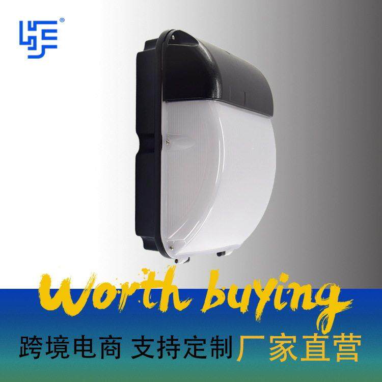 新款70W圆形墙角灯 PC罩款式壁灯 庭院走廊灯户外防水 隧道灯套件