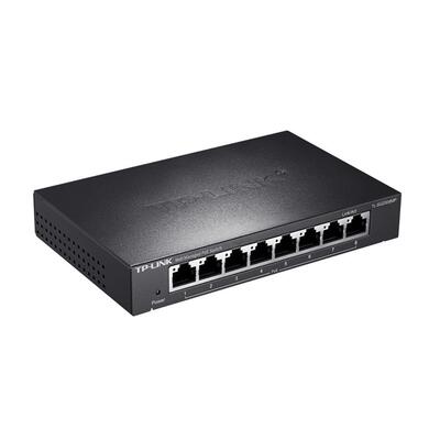TP-LINK TL-SG2008MP 8口全千兆网管型PoE交换机以太网络供电器