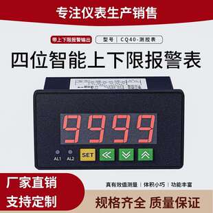 智能数显电流电压表真有效值测量上下限报警检测表继电器/蜂鸣器