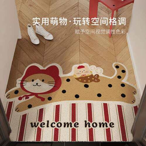 2卡入户门地垫关026新款丝通圈门SQKT11口进门脚垫家用防滑耐脏玄
