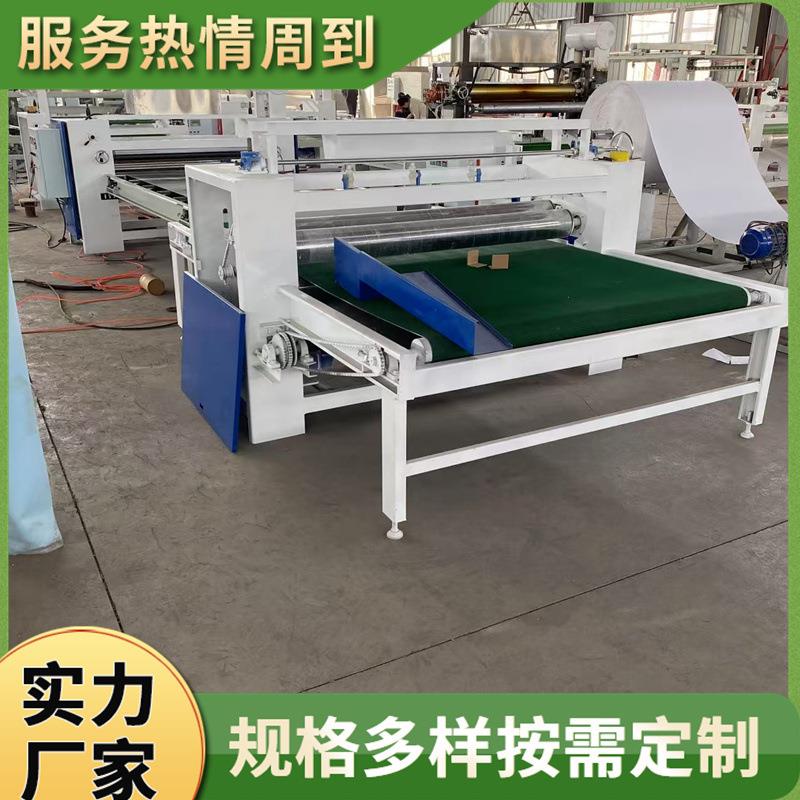 PUR热胶贴纸机皮革自动传动台免漆生态板PVC贴面机