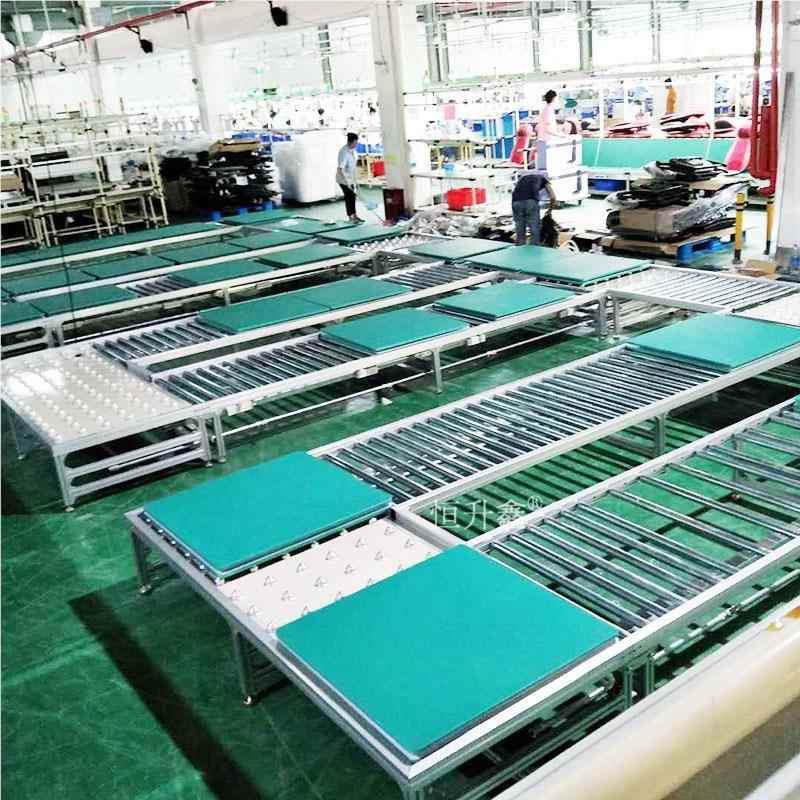 工厂无动力滚筒线生产流水地线无动力滚卸货动滚力线滚货筒线卸滚