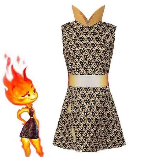 Animated Movie Elemental Ember Cosplay Costume Wate