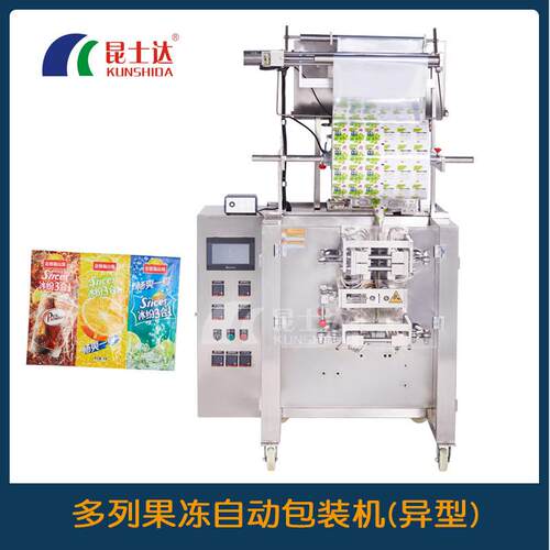 多列液体包装机蒟蒻果冻包装机果板包装机自动液体灌装机