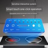 大功率电磁炉双炉嵌入式 旋钮型号5000W 家用电陶瓷炉双头嵌入式