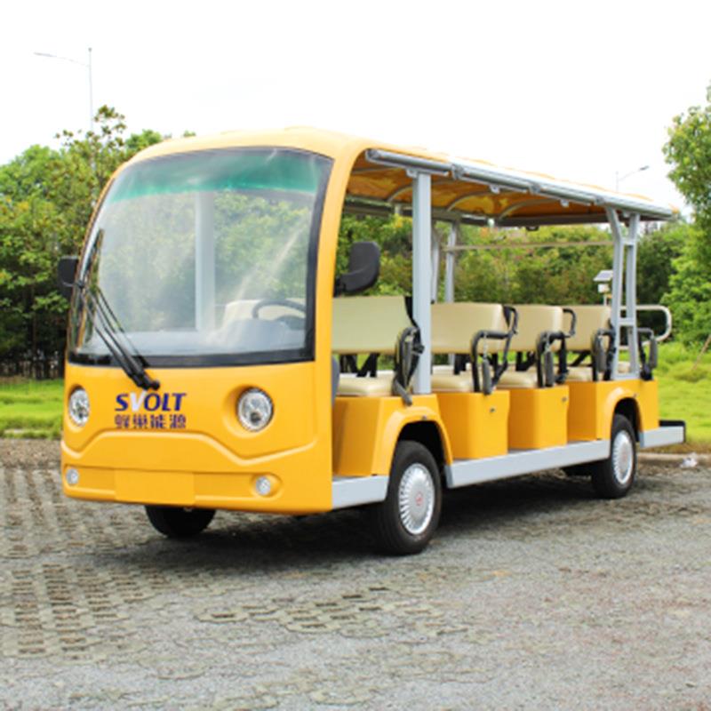 优步新能源汽车14座旅游观光车GD14D景区旅游观光车