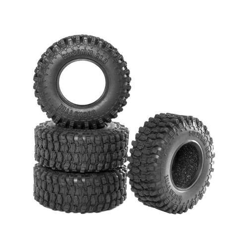 1.0英寸 RC攀爬车胎皮 1/18 TRX4M 1/24 SCX24 FMS Ascent-18