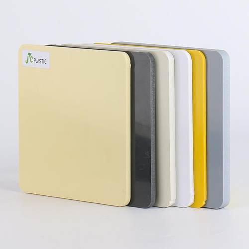 山东厂家PVC灰色白色塑料硬板易焊接耐酸碱板面光洁品质保证