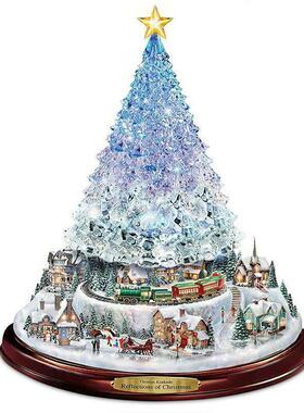 Christmas Decoration Sticker Santa Claus Christmas Tree Rota