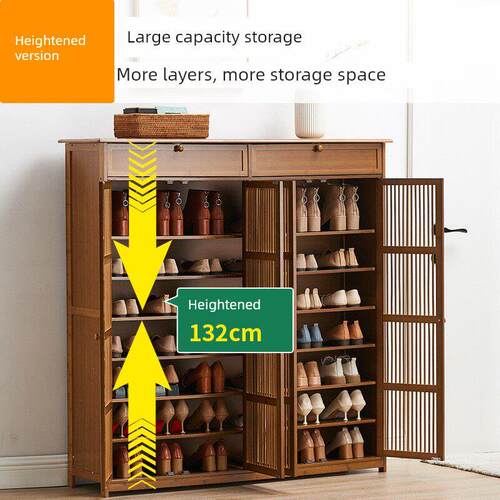 Shoe cabinet with a light luxury and high-end feel, integrat