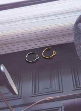 Nose ring Nasal nail朋克假鼻钉U型非洲免穿孔鼻夹免穿孔鼻环女