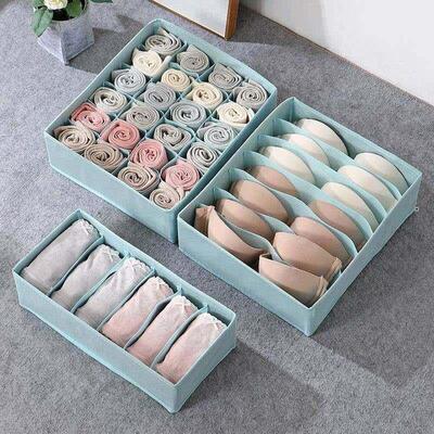 Drawer type underwear storage boxes wardrobe space socks跨境