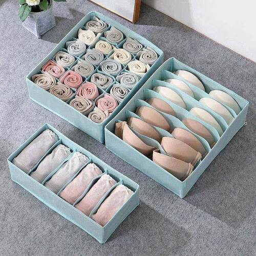 Drawer type underwear storage boxes wardrobe space socks跨境