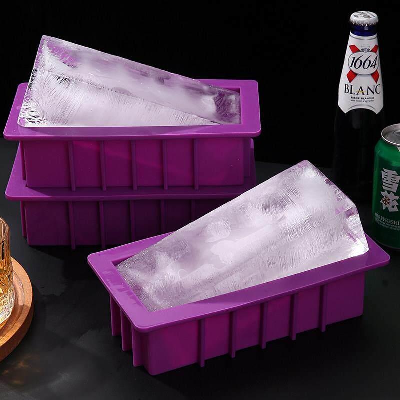 方形冰砖自制盒家用大容量冰箱做调酒冰块神器商用酒吧制冰砖模具