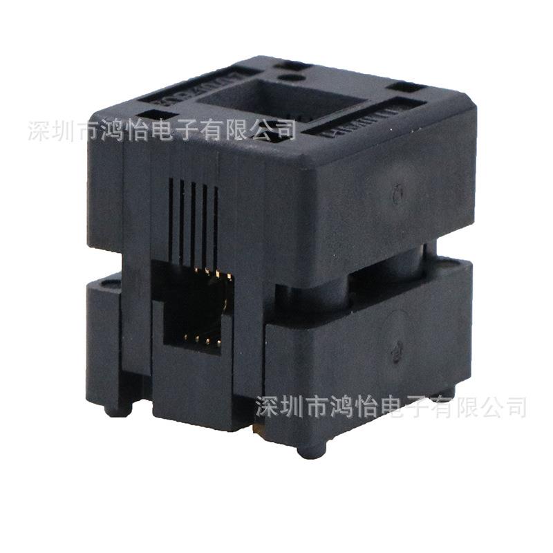 032-10pi.EIUn晶振测试座DFN0测试座071mm间距老化烧录夹具5耐高