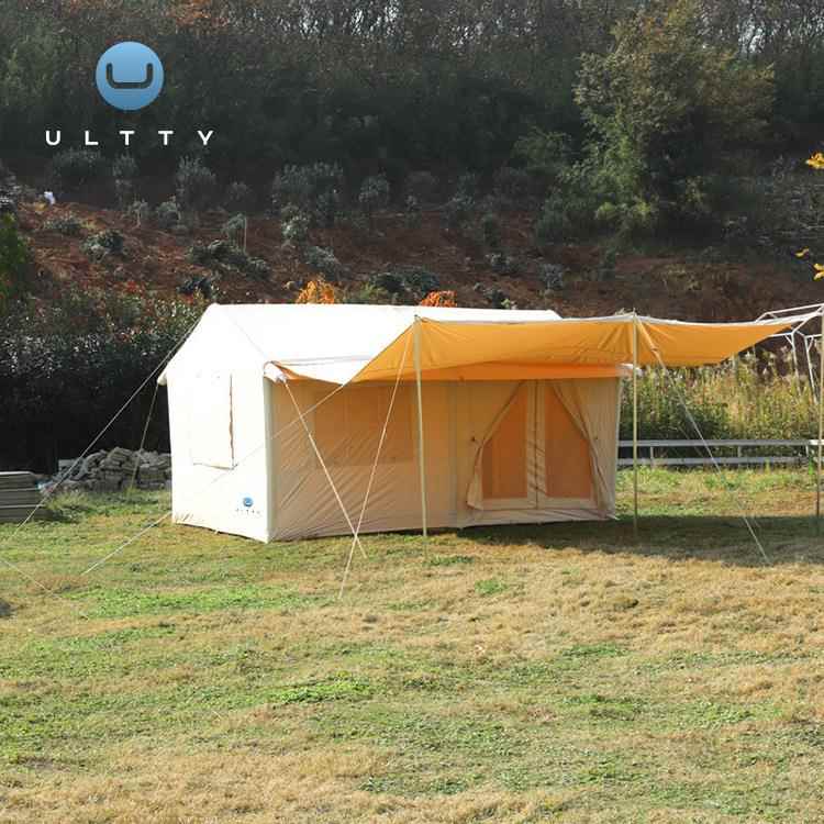 工厂一室一厅房屋充气帐篷户外徒步露营两房两厅空气帐篷