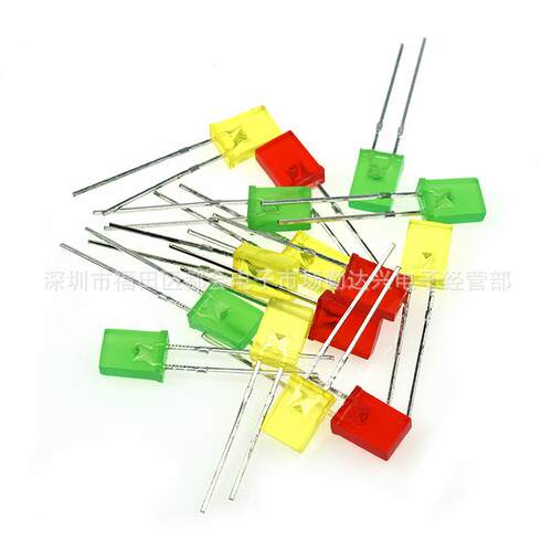 257蓝发蓝 2*5*7方形LED高亮雾状蓝光 2*5*7mm蓝灯led灯珠指示灯