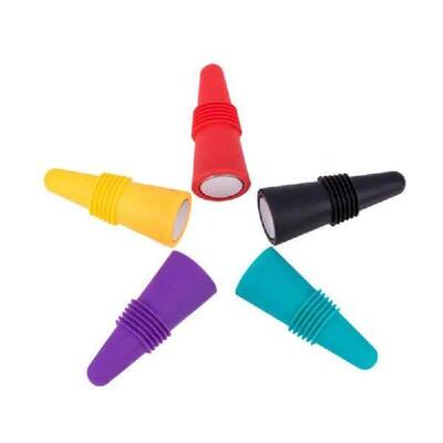 1/3Pcs Silicone Wine Bottle Stopper Set Whiskey Accessories