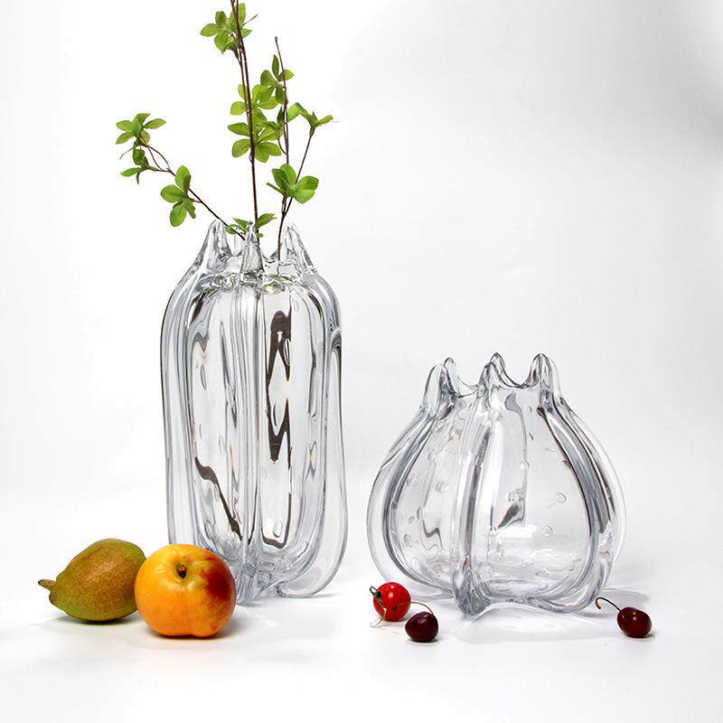 简约现代家居卧室软装饰品样板房间花器插花书房艺术轻奢花瓶摆件