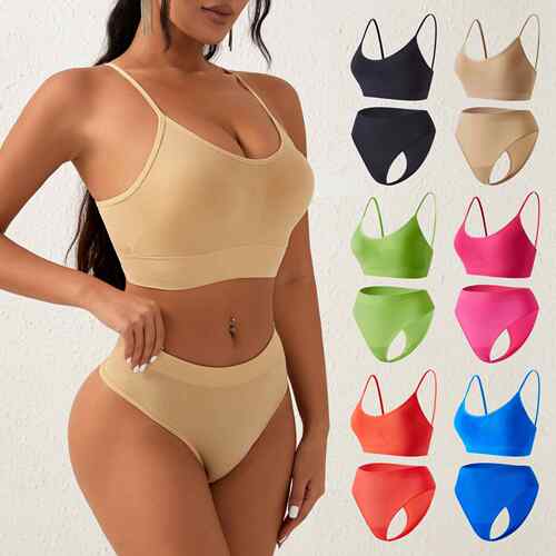 Women's breathable underwire underwear with small chest