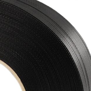 厂家防静电扎带黑色IC芯片托盘捆扎全自动PP塑料导电绑带