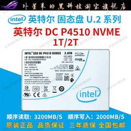 Intel/英特尔 P4510 2T 1T U.2 nvme企业固态硬盘服务器SSD P4500