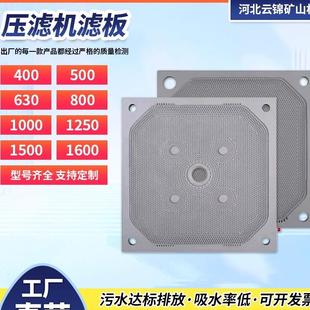 板框压滤机滤板聚丙烯隔膜滤板耐高温污水处理厢式板框滤板