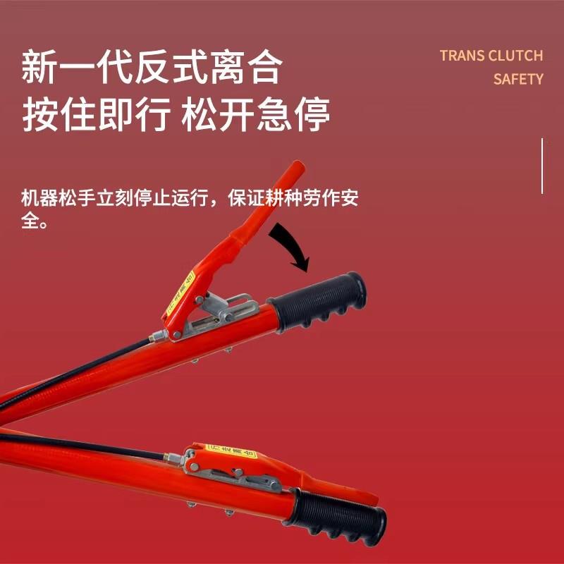 多功能割晒机小型家用手扶自走玉米杆谷子苜蓿燕麦辣椒拖拉机割台