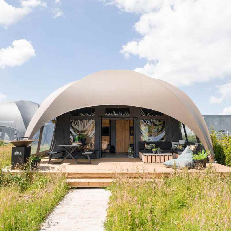 户外酒店篷民宿景 露营野奢帐篷度生态园区帐假家庭住YM-02宿帐篷