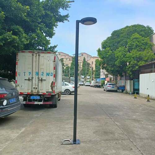 led单头庭院灯中式路灯T字横臂圆盘型100瓦200瓦庭院灯贸易