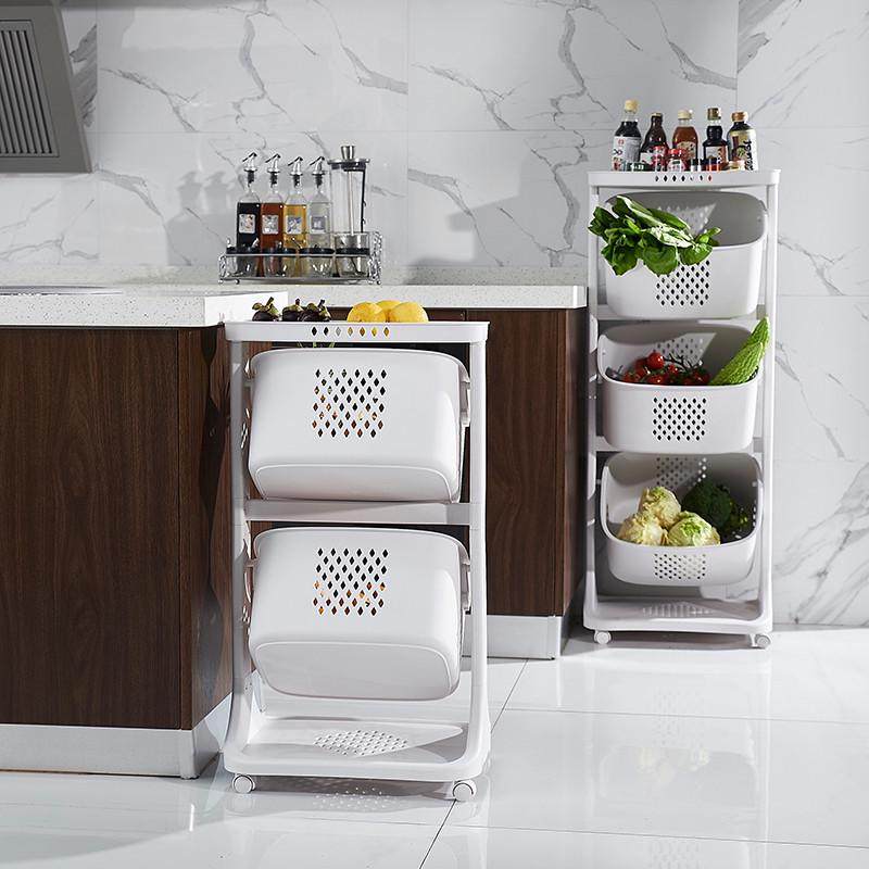 厨房置物架蔬菜篮子收纳架落地多层收纳筐水果储物架便携式菜架,厨房/烹饪用具,厨房抽屉置物架,淘宝优惠券,粉丝福利购,淘宝优惠卷