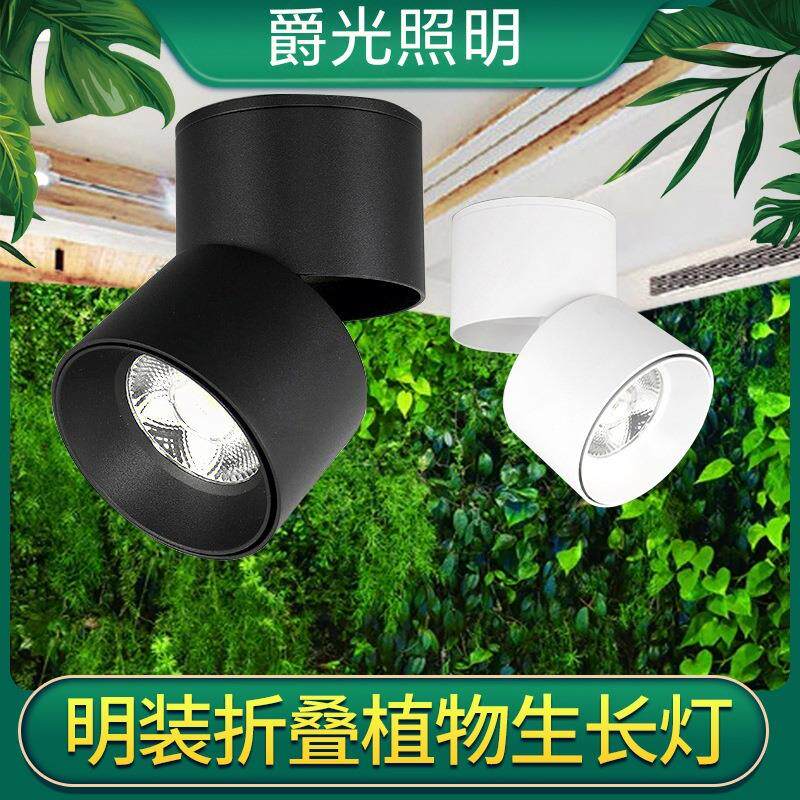 植物灯折叠明装生长灯室内植被植物墙补光灯全光谱太阳光可调角度