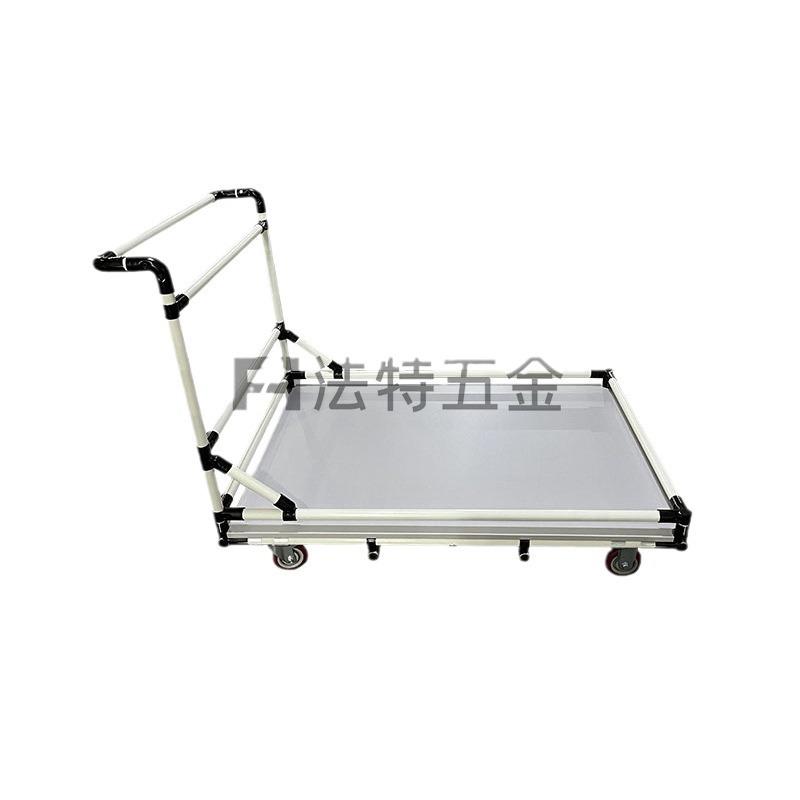 防静电精益管周转车带轮多层分拣货架带刹车工具车仓库线棒劳动车