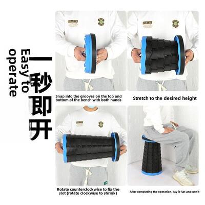 Foldable stool, portable chair, simple dining table, small b