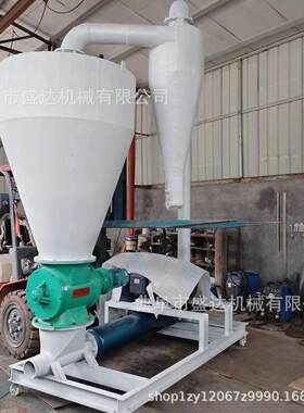 沙克龙除尘颗粒物料气力吸粮机30KW电机罗茨风机卸灰机图片