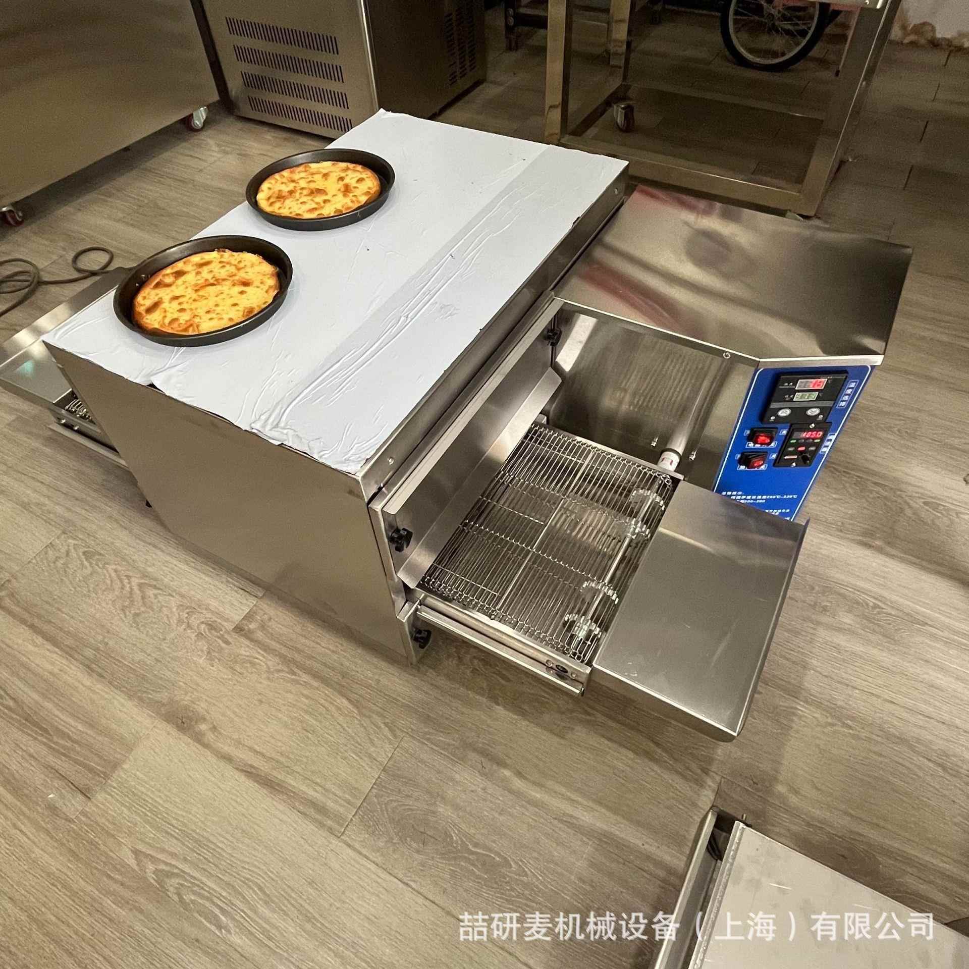 链条式快速烤比萨机 118寸32寸寸托2盘式披萨炉 履萨带RZV披机