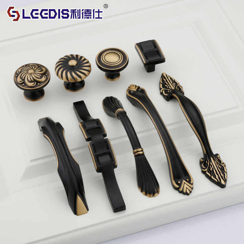 利德仕 古典中式鞋柜橱柜拉手 黄铜抽屉柜门把手仿古家具五金配件,住宅家具,拉手,淘宝优惠券,粉丝福利购,淘宝优惠卷