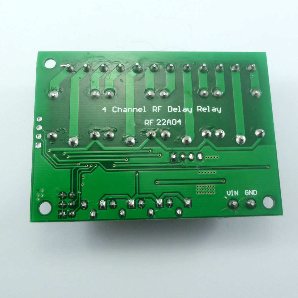 12V 4通道无线控制器 多功能时间继电器 点动自锁互锁延时开关