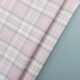 全涤色织斜纹粉色银线jk格裙面料箱包鞋 饰面料 帽发饰领结家纺装