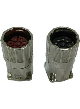 M23连接器923座子接头6芯8芯9芯航空插头伺服电机接头BDFA