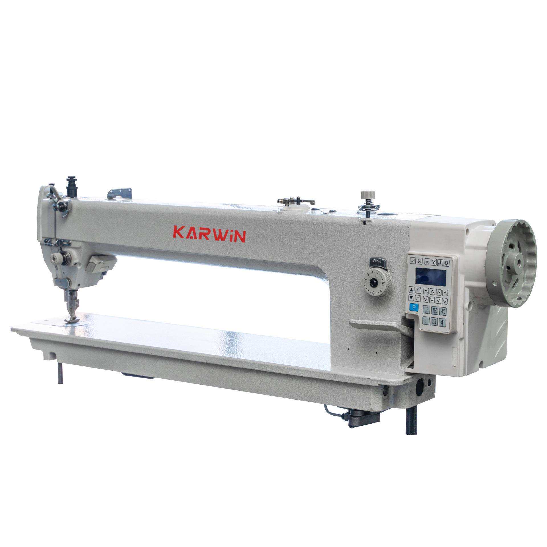 卡尔文560工业缝纫机全自动中厚料平缝机自动剪线电脑平车三同步