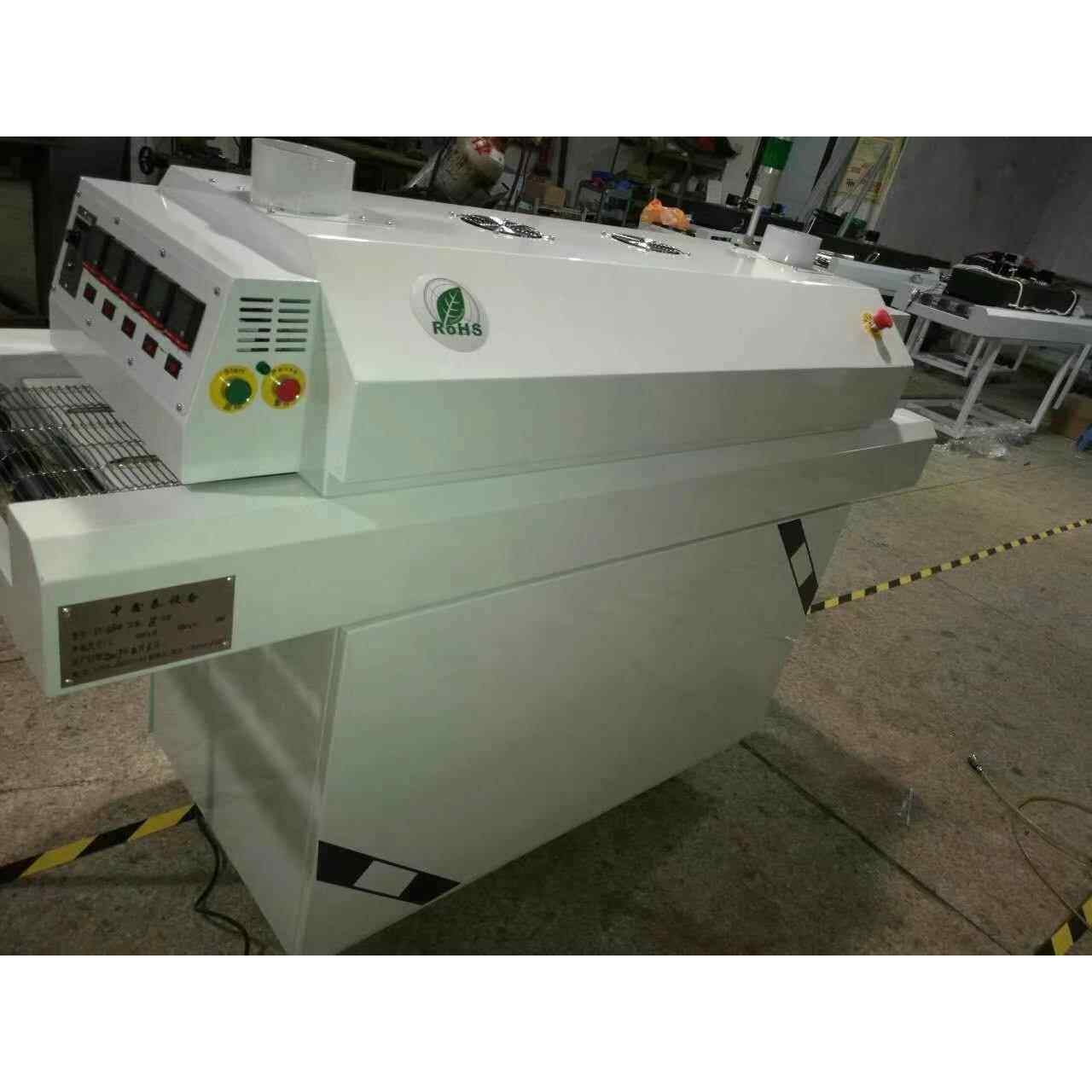 低价上三下二温区小型无铅回流焊炉小型回流焊接机1米8长