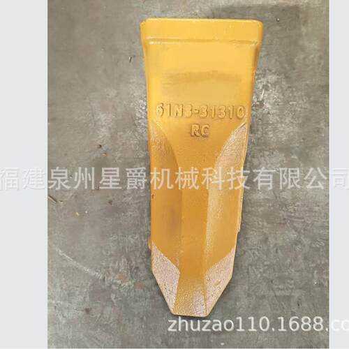 泉州挖掘机斗齿PC60耐磨斗齿100/200开山齿破冰齿61N8-110