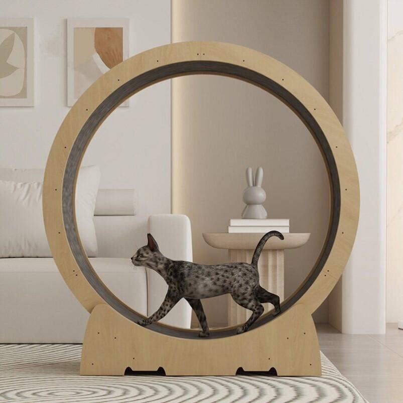 精品猫咪玩具跑步机猫猫爬架子宠物健身运动滚轮跑步机静音猫咪运