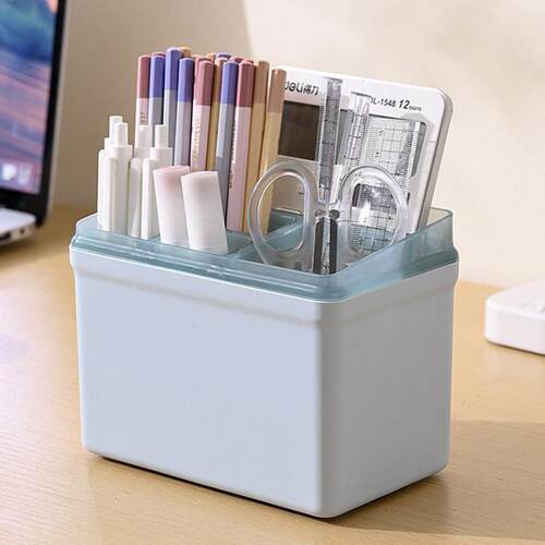 Cosmetic storage box, desktop organizer, multi-functional st