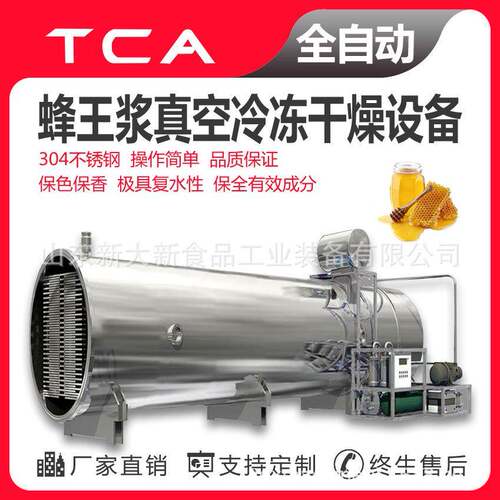 DF100蜂王浆真空冷冻干燥设备 工厂直供商用真空冷冻干燥机 新大