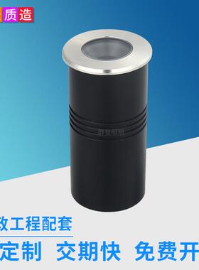 车铝灯体不锈钢面盖防眩光埋地灯 公园广场台阶小型精致led地埋灯